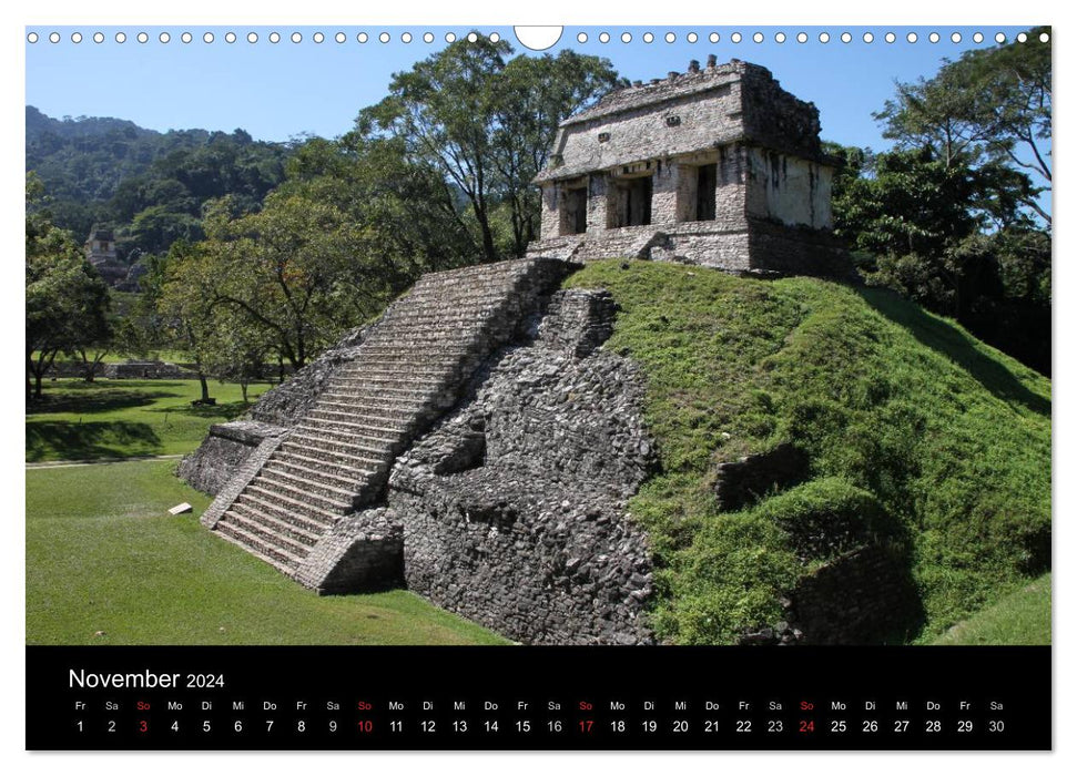 Mexique (calendrier mural CALVENDO 2024) 