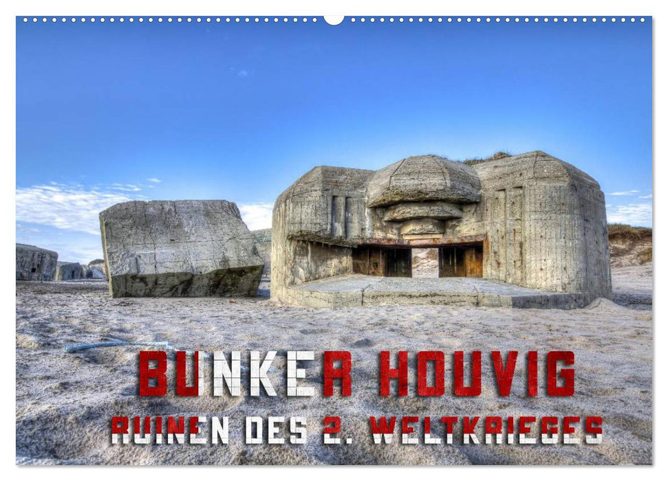 Bunker Houvig (Calendrier mural CALVENDO 2024) 