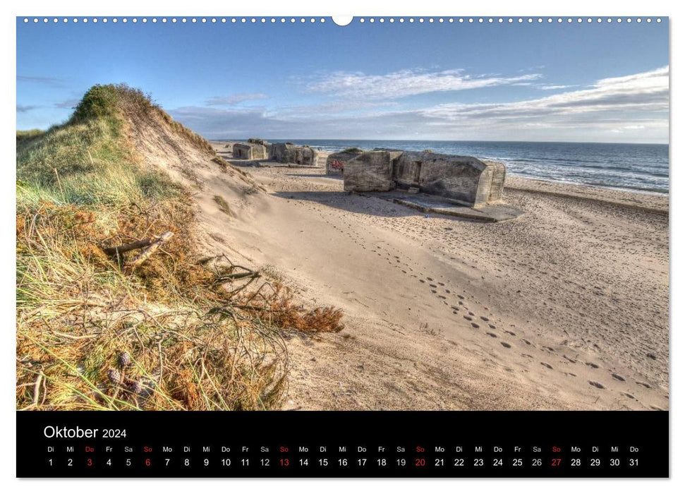 Bunker Houvig (Calendrier mural CALVENDO 2024) 