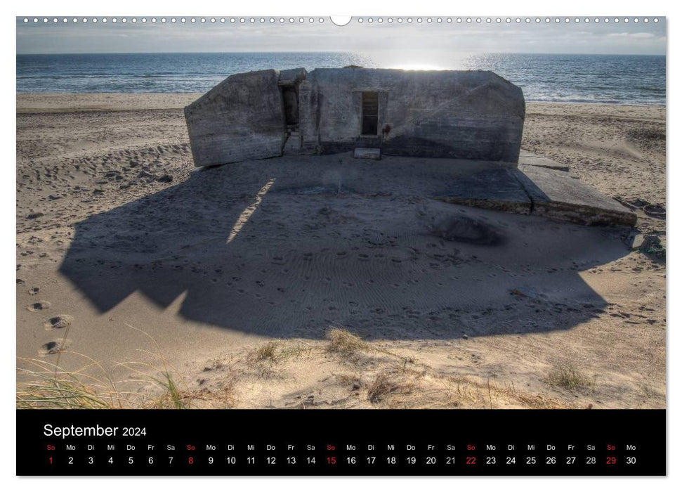 Bunker Houvig (Calendrier mural CALVENDO 2024) 