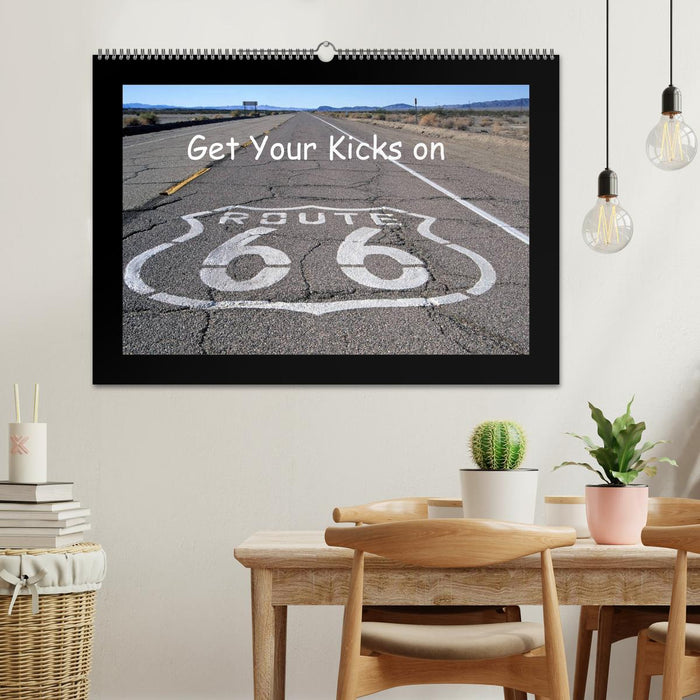 Get Your Kicks on Route 66 (CALVENDO Wandkalender 2024)