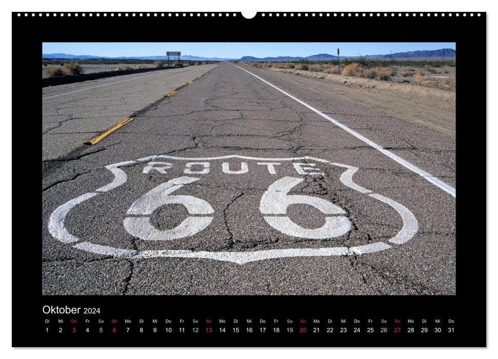 Get Your Kicks on Route 66 (CALVENDO Wandkalender 2024)