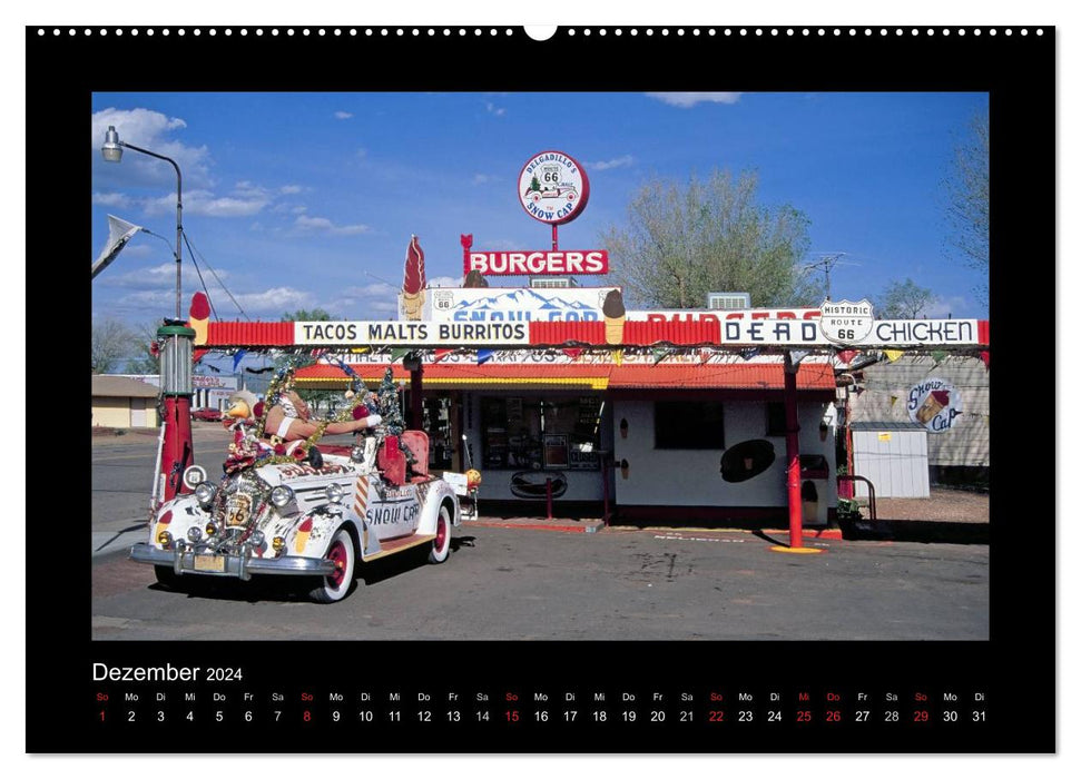 Obtenez vos coups de pied sur la Route 66 (Calendrier mural CALVENDO 2024) 