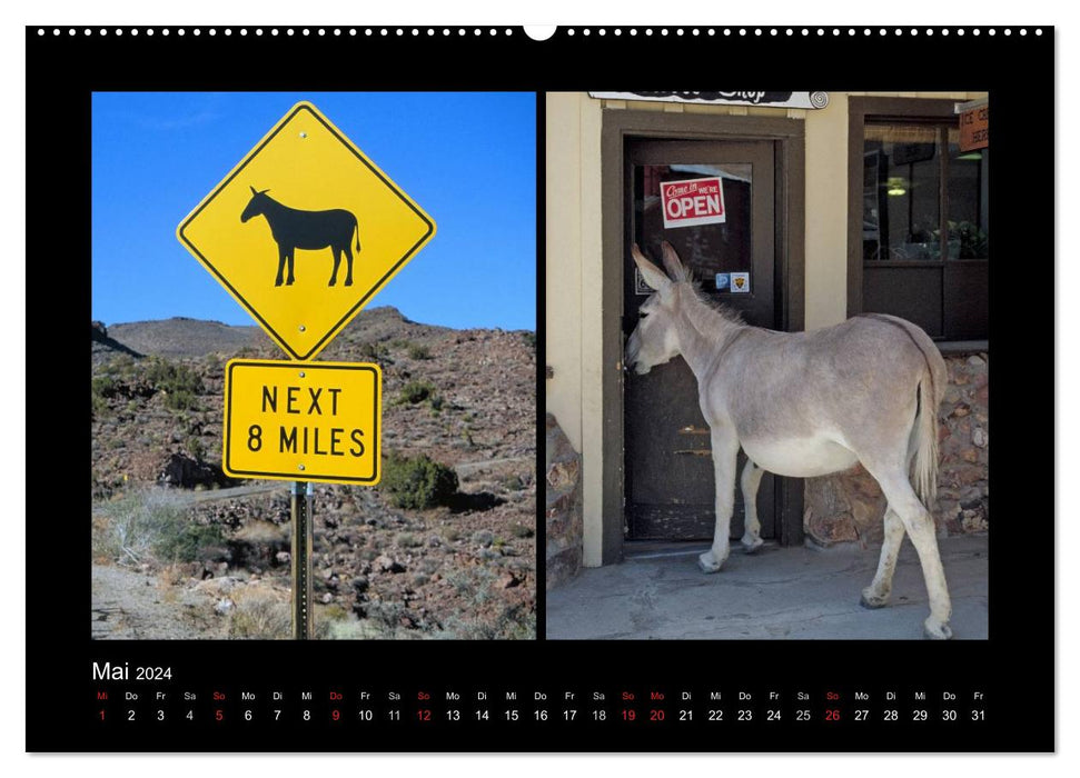 Obtenez vos coups de pied sur la Route 66 (Calendrier mural CALVENDO 2024) 