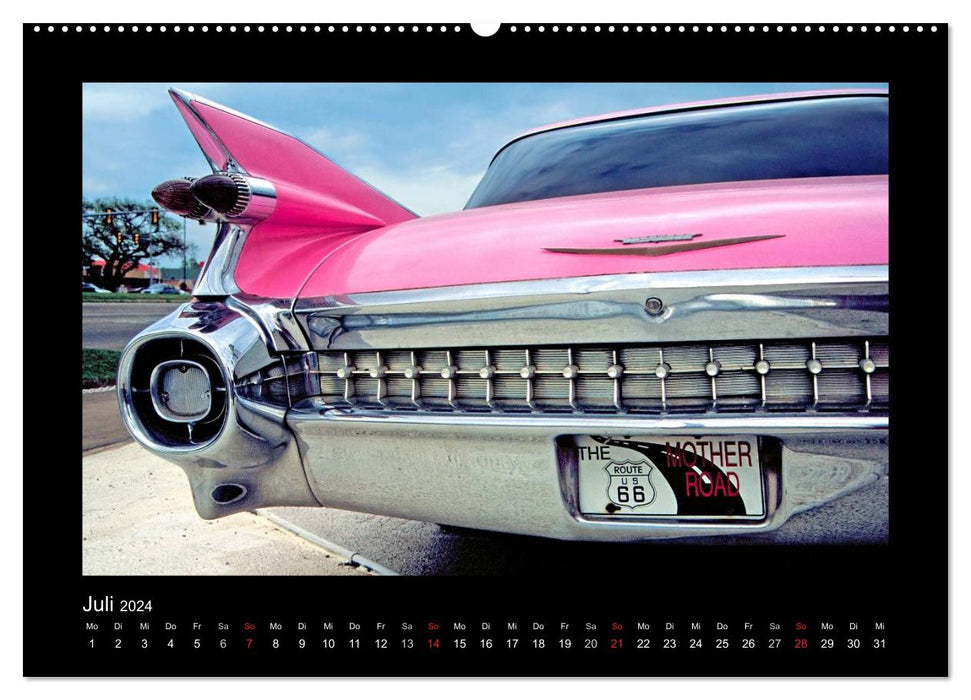 Obtenez vos coups de pied sur la Route 66 (Calendrier mural CALVENDO 2024) 