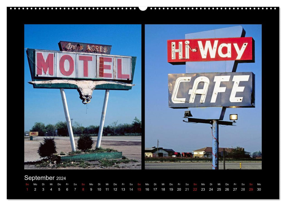 Obtenez vos coups de pied sur la Route 66 (Calendrier mural CALVENDO 2024) 