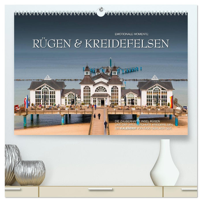 Moments d'émotion : Rügen et falaises de craie (calendrier mural CALVENDO Premium 2024) 