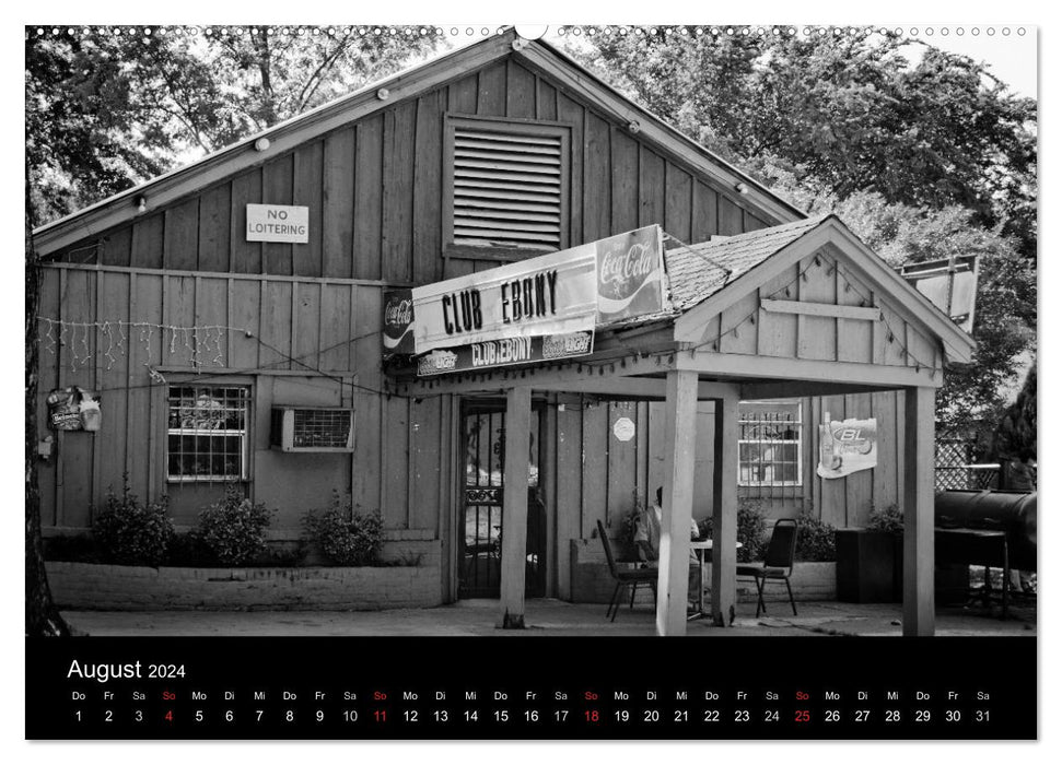 Mississippi, Land of the Blues (CALVENDO Wandkalender 2024)