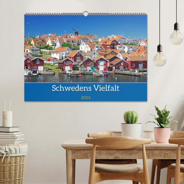 Schwedens Vielfalt (CALVENDO Wandkalender 2024)