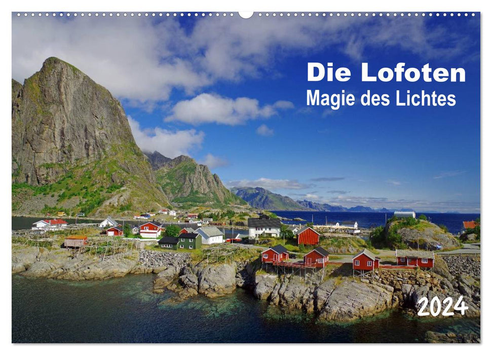 Les Lofoten - Magie de la Lumière (Calendrier mural CALVENDO 2024) 