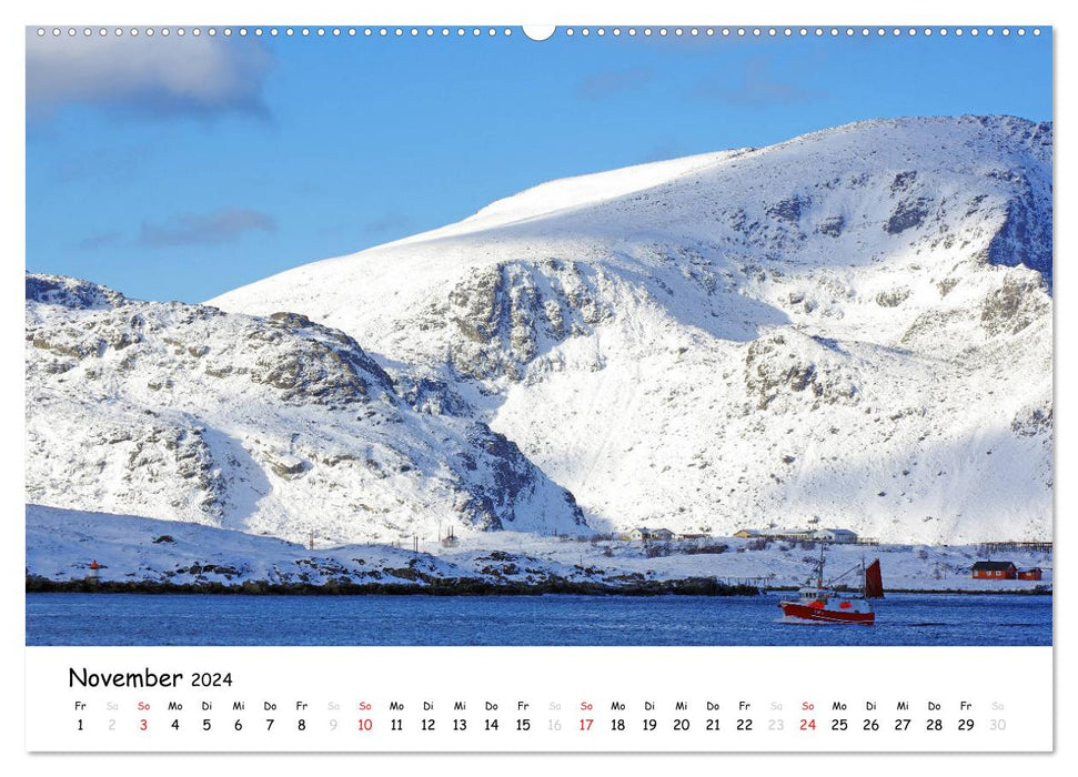 Les Lofoten - Magie de la Lumière (Calendrier mural CALVENDO 2024) 