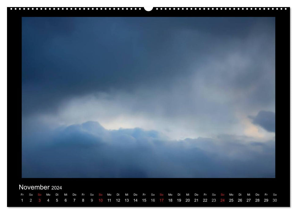 Images de nuages ​​(Calendrier mural CALVENDO Premium 2024) 