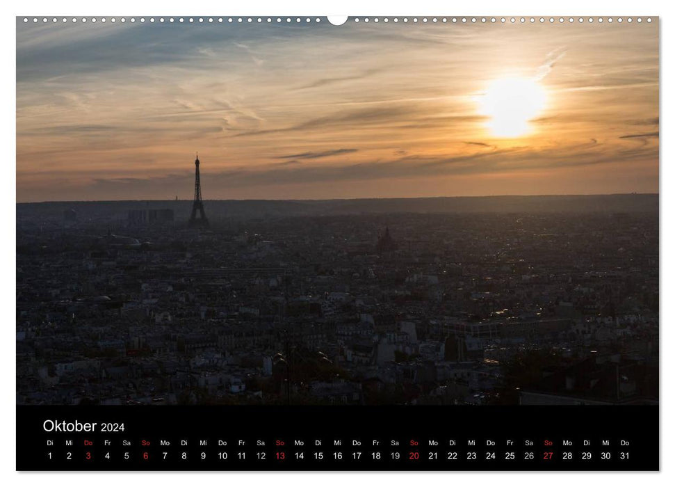 Eiffel Tower – Tour Eiffel – Eiffelturm – Paris 2024 (CALVENDO Wandkalender 2024)