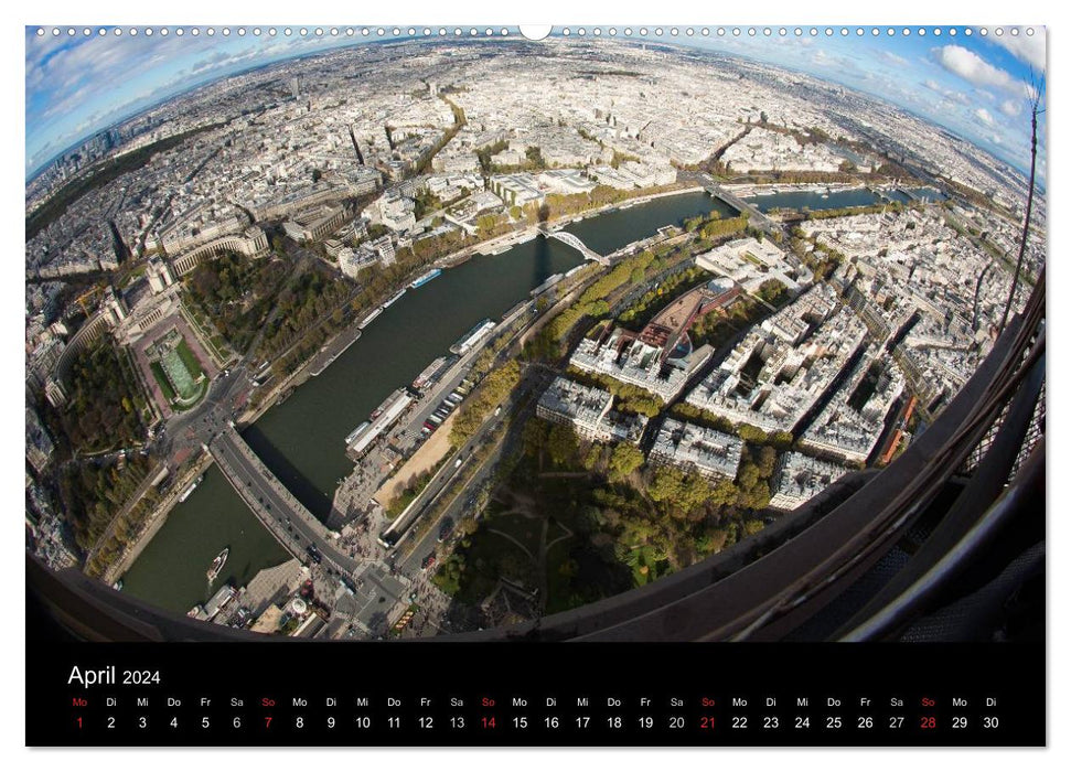 Eiffel Tower – Tour Eiffel – Eiffelturm – Paris 2024 (CALVENDO Wandkalender 2024)