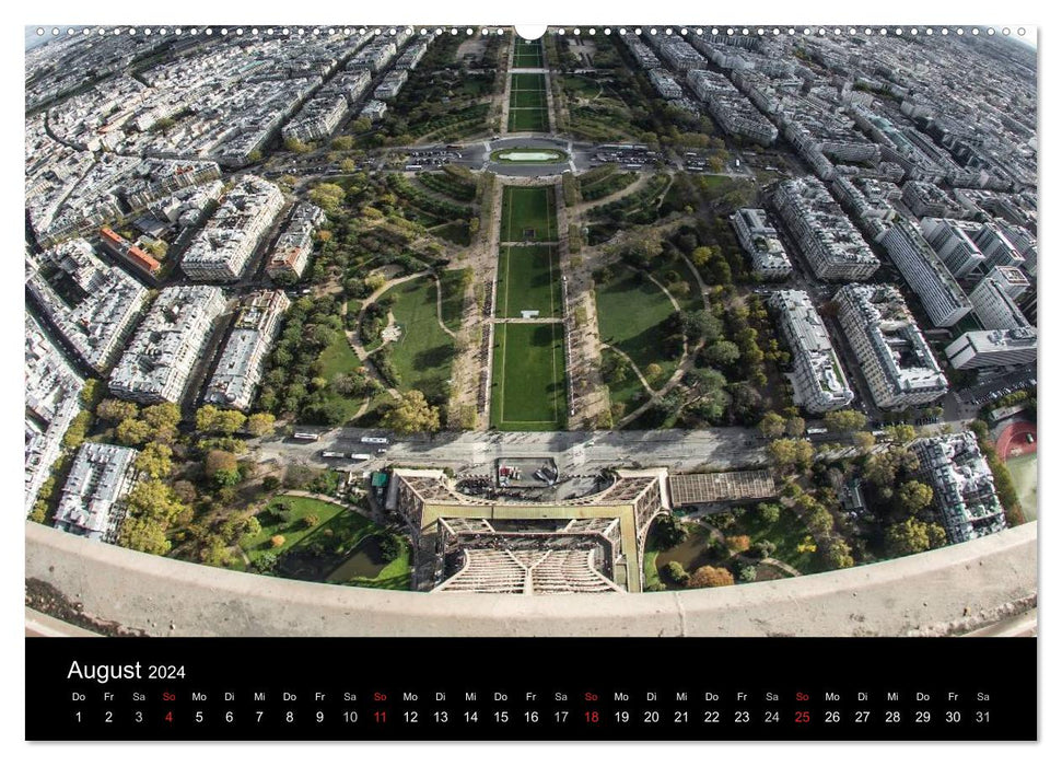 Eiffel Tower – Tour Eiffel – Eiffelturm – Paris 2024 (CALVENDO Wandkalender 2024)