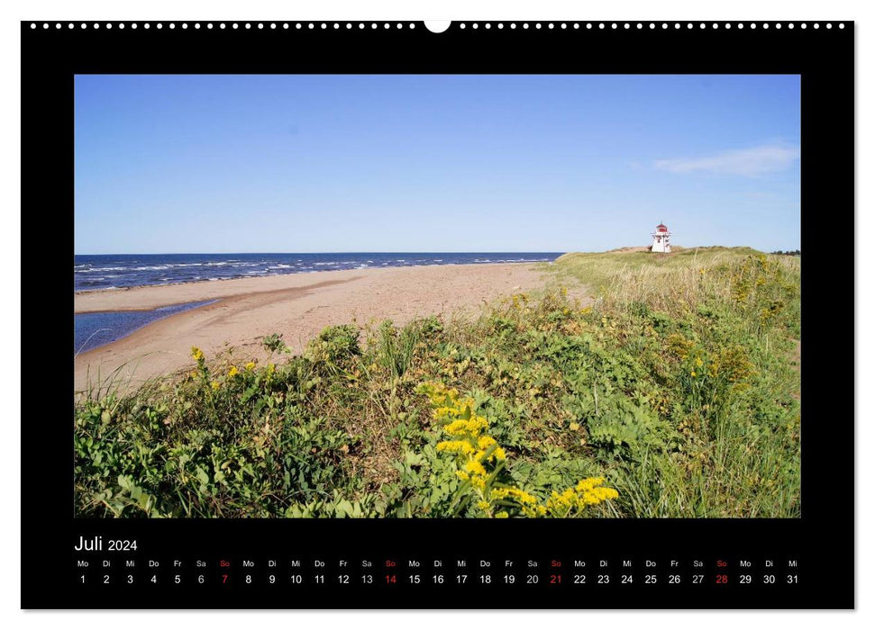 Nouvelle-Écosse et Île-du-Prince-Édouard (Calendrier mural CALVENDO 2024) 