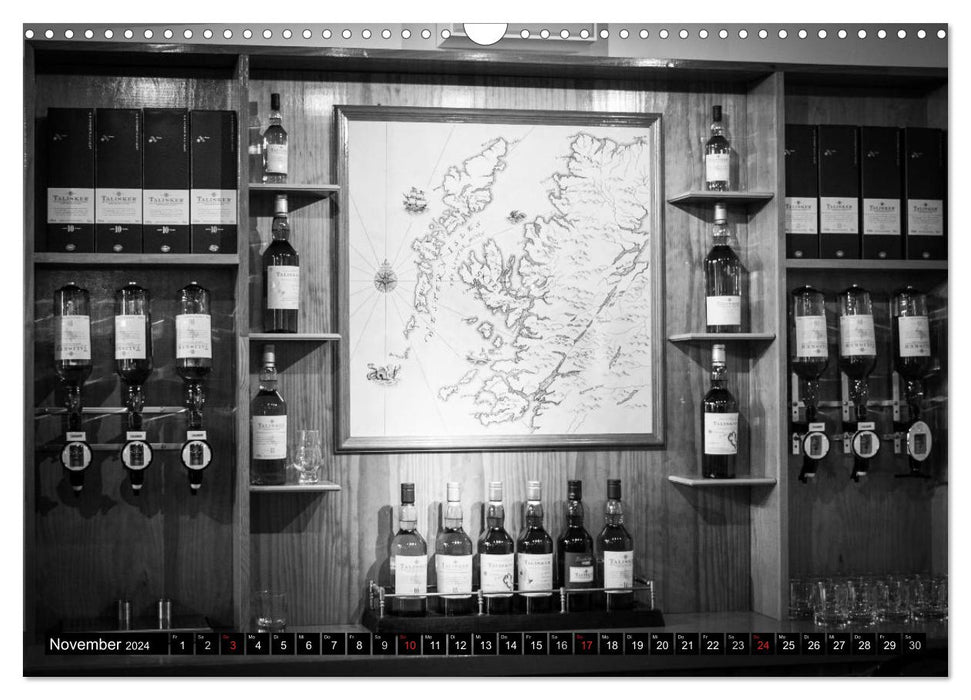 Whisky écossais (Calendrier mural CALVENDO 2024) 