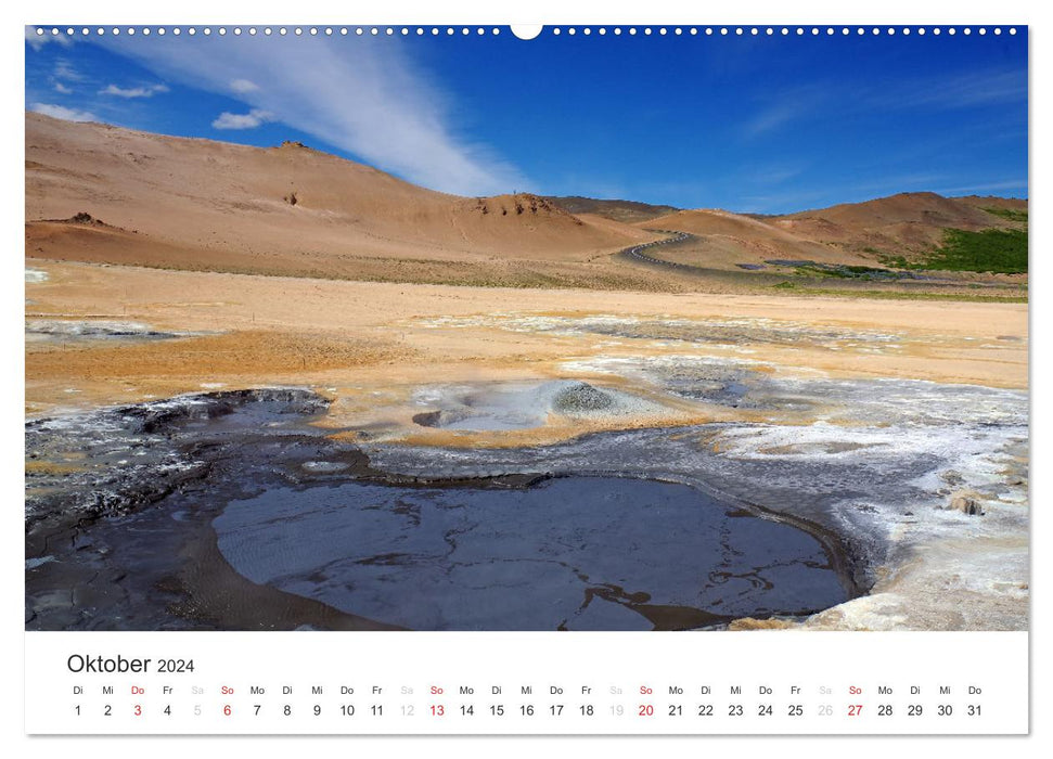 Islande - Magie du Nord (Calendrier mural CALVENDO 2024) 