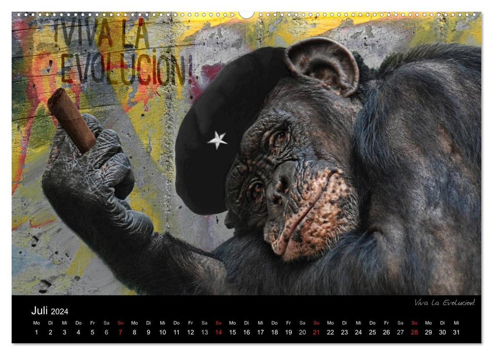 Tierisches (CALVENDO Premium Wandkalender 2024)