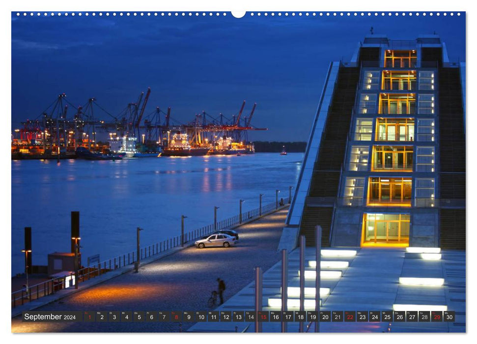 Stadt Hamburg (CALVENDO Premium Wandkalender 2024)