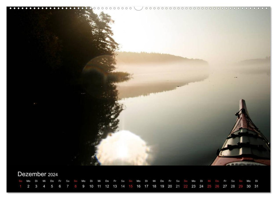 WasserSpiegel Mecklenburgische Seenplatte (CALVENDO Premium Wandkalender 2024)