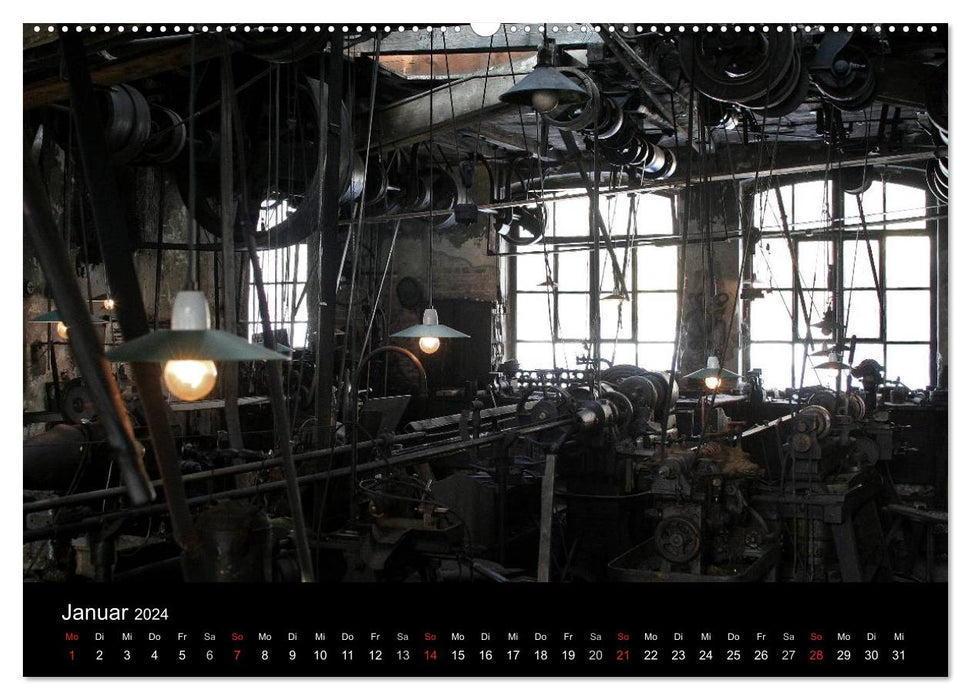 Industriekultur, Schraubenfabrik Zehner, Saalfeld (CALVENDO Premium Wandkalender 2024)