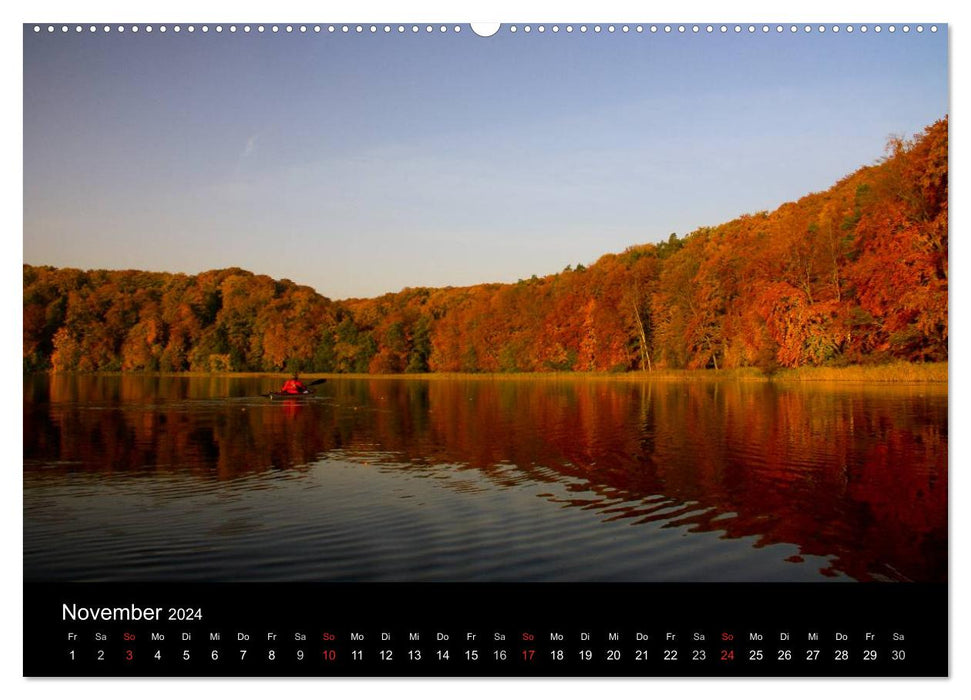 WasserSpiegel Mecklenburgische Seenplatte (CALVENDO Wandkalender 2024)