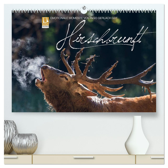 Emotionale Momente: Hirschbrunft (CALVENDO Premium Wandkalender 2024)