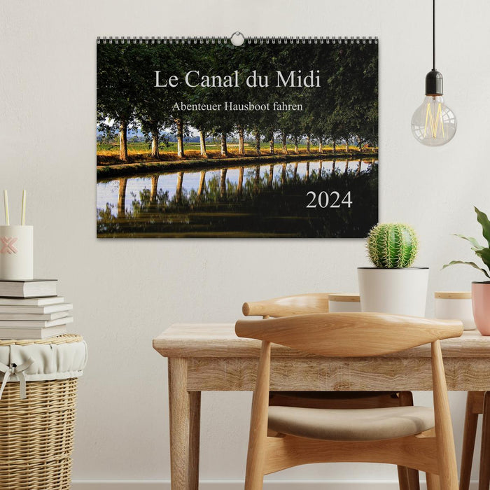 Le Canal du Midi (Calendrier mural CALVENDO 2024) 