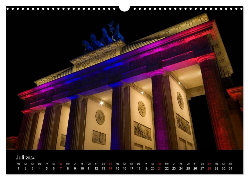 Die dunklen & schönen Seiten von Berlin. (CALVENDO Wandkalender 2024)