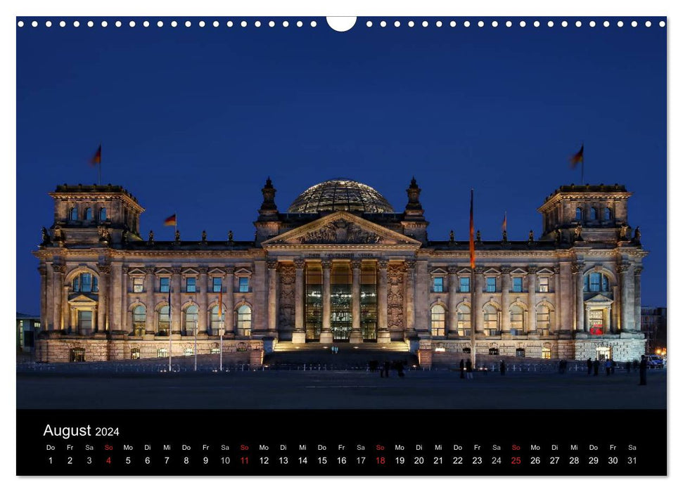 Die dunklen & schönen Seiten von Berlin. (CALVENDO Wandkalender 2024)