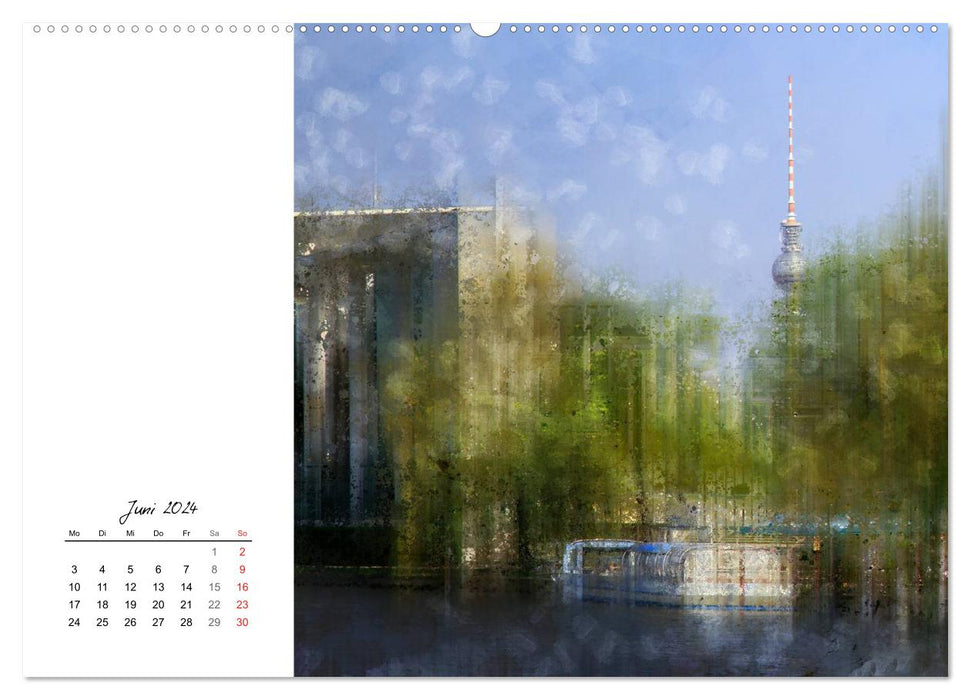 Digital-Art BERLIN (Calvendo Premium Calendrier mural 2024) 