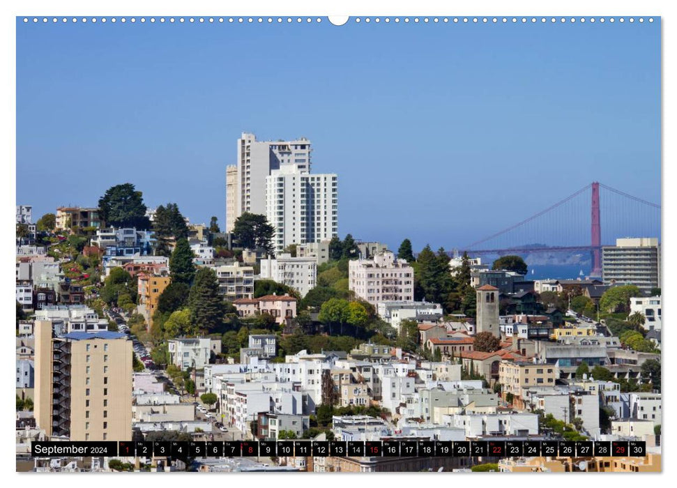 San Francisco - Traumstadt in Kalifornien (CALVENDO Premium Wandkalender 2024)