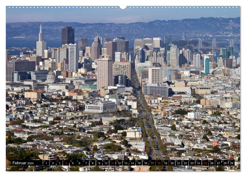 San Francisco - Traumstadt in Kalifornien (CALVENDO Wandkalender 2024)