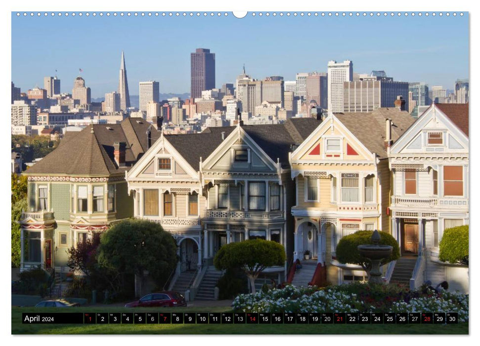 San Francisco - ville de rêve en Californie (calendrier mural CALVENDO 2024) 
