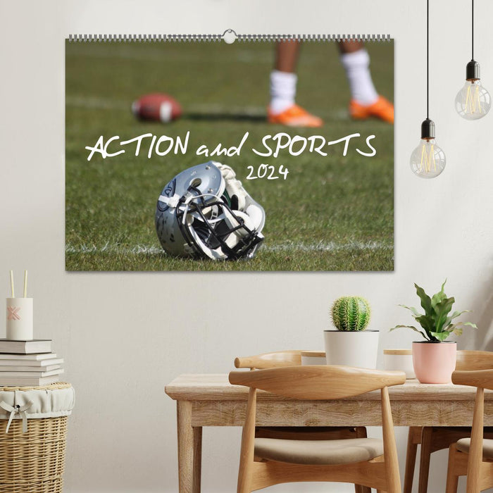Action et Sports (Calendrier mural CALVENDO 2024) 