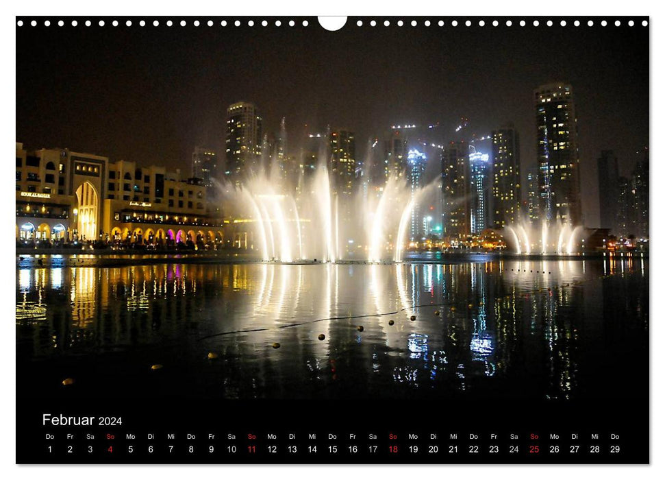 Dubaï 2024 (calendrier mural CALVENDO 2024) 