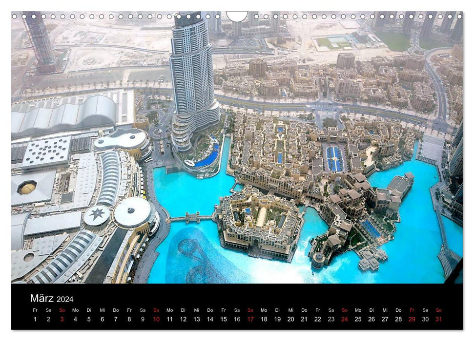Dubaï 2024 (calendrier mural CALVENDO 2024) 