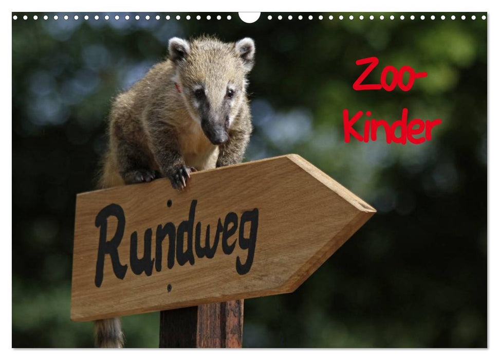 Zoo-Kinder (CALVENDO Wandkalender 2024)