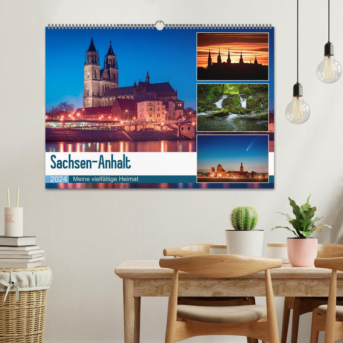 Sachsen-Anhalt - Meine vielfältige Heimat (CALVENDO Wandkalender 2024)