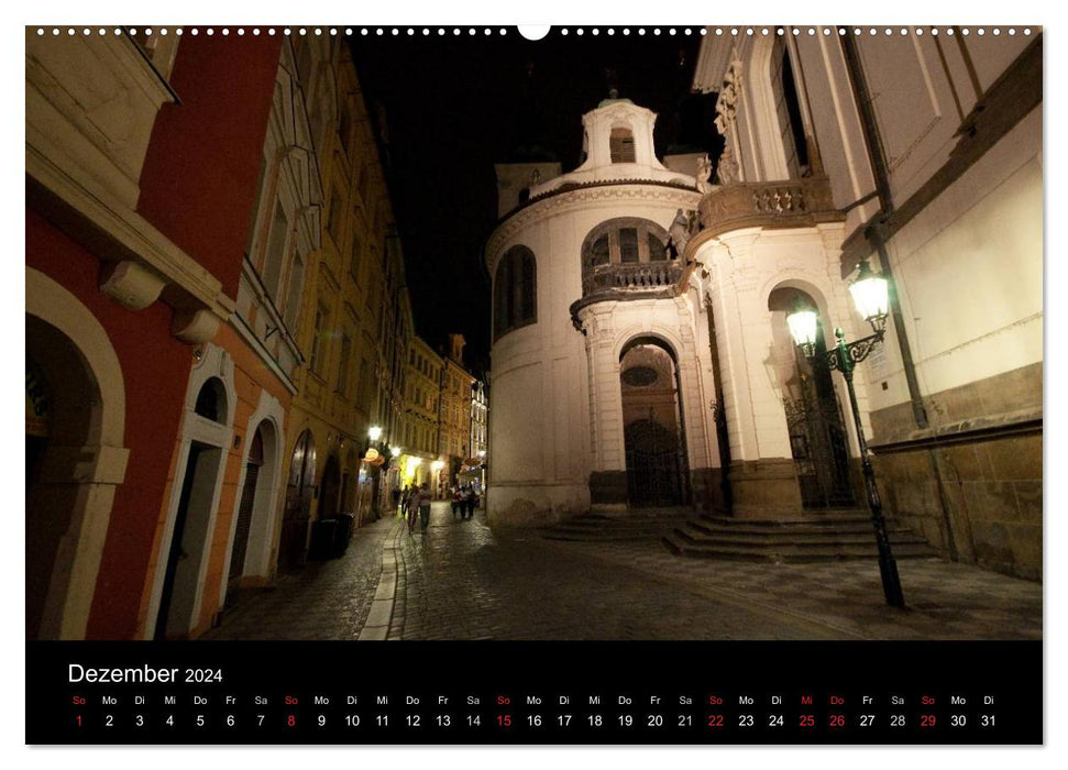 Vues de Prague (calendrier mural CALVENDO 2024) 