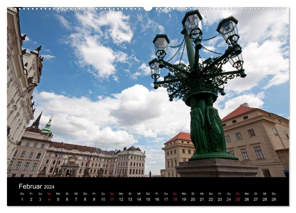 Vues de Prague (calendrier mural CALVENDO 2024) 