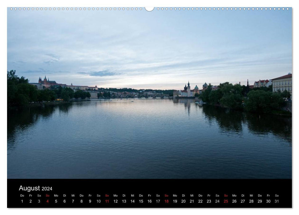 Vues de Prague (calendrier mural CALVENDO 2024) 