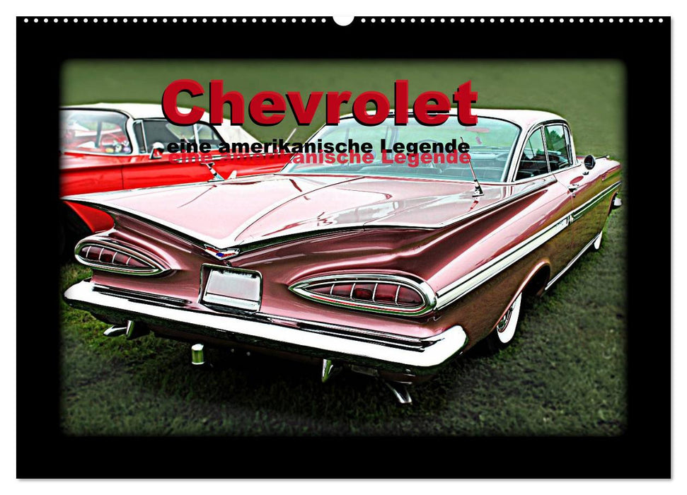 Chevrolet une légende américaine (Calvendo mural CALVENDO 2024) 