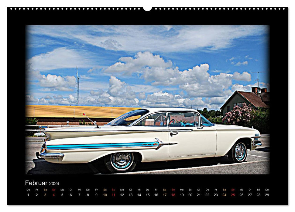 Chevrolet eine amerikanische Legende (CALVENDO Wandkalender 2024)