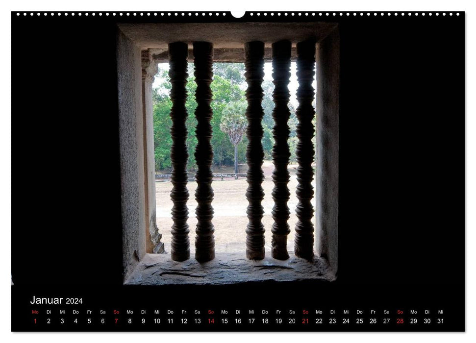 Khmertempel in Kambodscha (CALVENDO Wandkalender 2024)