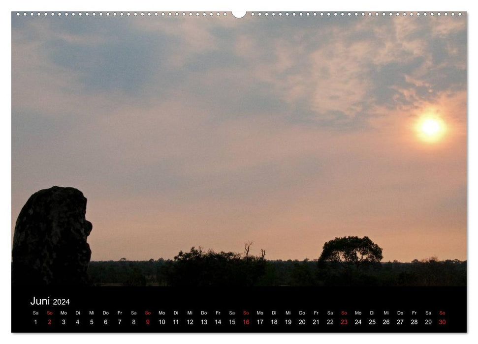 Khmertempel in Kambodscha (CALVENDO Wandkalender 2024)