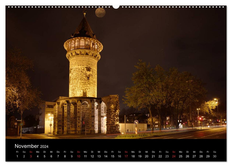 Cologne la nuit (Calvendo Premium Wall Calendar 2024) 