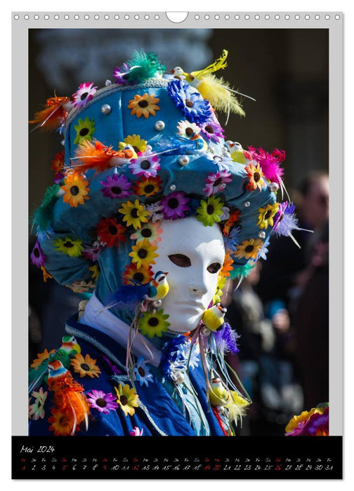 Venezianischer Maskenzauber (CALVENDO Wandkalender 2024)