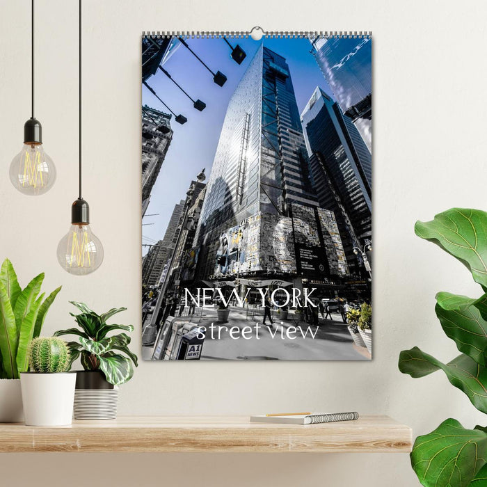 NEW YORK – vue sur la rue (calendrier mural CALVENDO 2024) 
